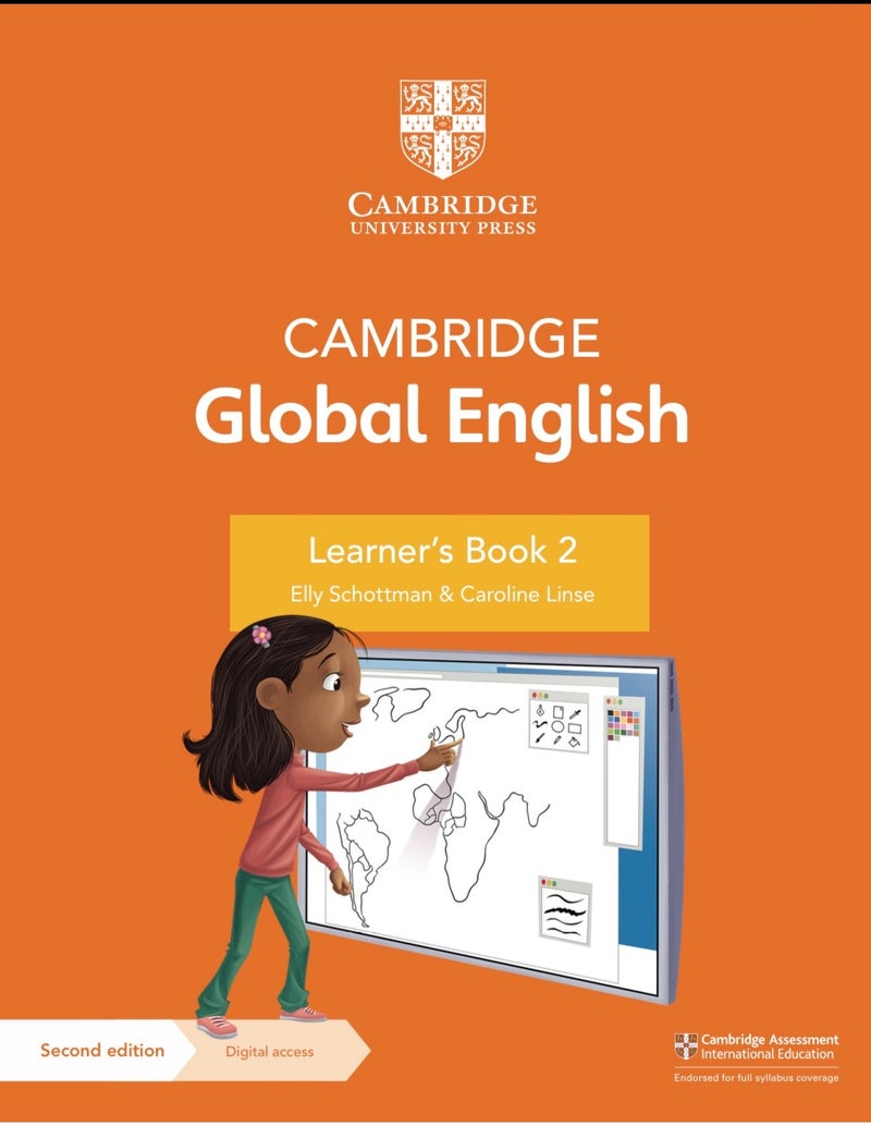 Cambridge Global English Learner's Book 2 with Digital Access (Second Edition) by Elly Schottman & Caroline Linse - Paperback - Image 1
